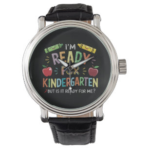 Kinderen eerste dag van de kleuterschool leuk teru horloge