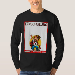 Kinderen eerste schooldag gastenboek we waren er t-shirt
