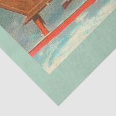 kinderen en kerstbomen tissuepapier (Detail)