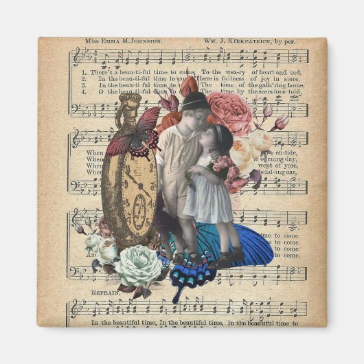 kinderen en kraamkraakbeen magneet (Voorkant)