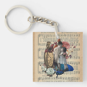 kinderen en kraamkraakbeen sleutelhanger