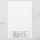 Kinderen en speelgoed kunst Stationery Briefpapier (Voorkant)