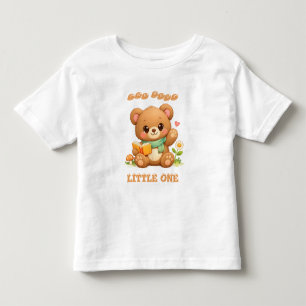 Kinderen fijne jersey T-shirt Sprookje leesbeer