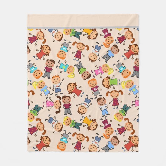 Kinderen Fleece Deken (Voorkant)