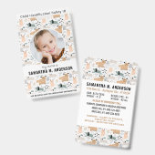 Kinderen Foto Identificatie Veiligheid Hond Patroo Badge (Voor- en achterkant)