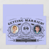 Kinderen Foto Lesbische Trouw Uitnodigingen | Paar (Voorkant / Achterkant)