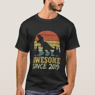 Kinderen Fourasaurus Verjaardag Peuter Four Rex 2 T-shirt