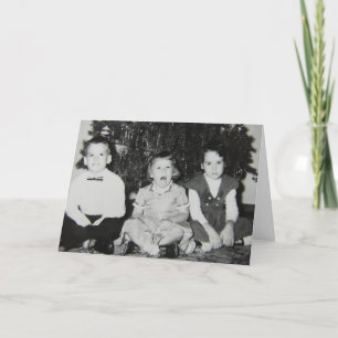  kinderen Funny Kerstmis Feestdagen Kaart