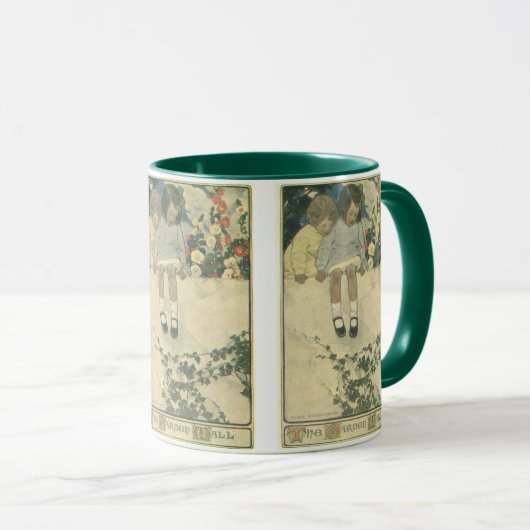 kinderen, Garden Wall Jessie Willcox Smith Mok (Voorkant rechts)