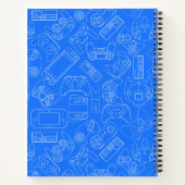 Kinderen Geborduurde Videospelcontroller gamepad Notitieboek (Achterkant)