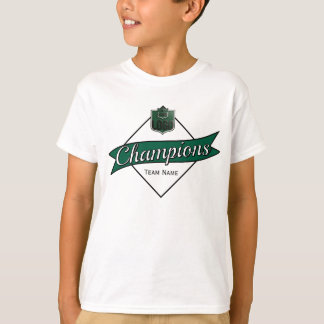 Kinderen Gepersonaliseerde Kampioenen Diamant Graf T-shirt