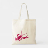 Kinderen Gepersonaliseerde Red Lobster Beach Canva Tote Bag (Achterkant)