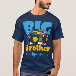Kinderen gepromoveerd naar grote broer opnieuw mon t-shirt