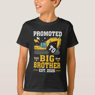 Kinderen gepromoveerd tot grote broer 2026 Niveau T-shirt