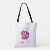 Kinderen gewoon een meisje dat van Dragons houdt F Draagtas (Achterkant)