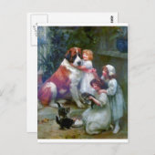 Kinderen Gezelschapsratten Briefkaart (Voorkant / Achterkant)