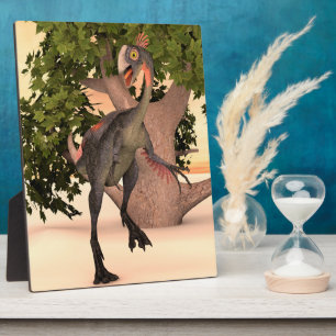 Kinderen Gigantoraptor Dinosaurier Avontuur Kunst Fotoplaat