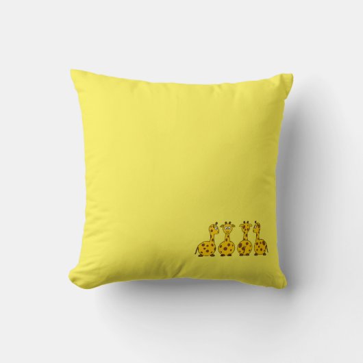 Kinderen Giraffe Kussen (Voorkant)