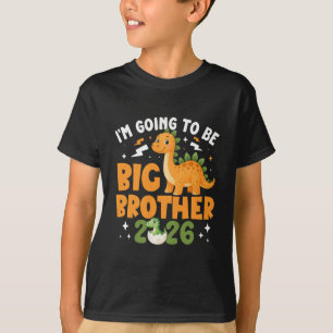 kinderen Grote Broer 2026 Ik ga Grote Broer zijn T-shirt
