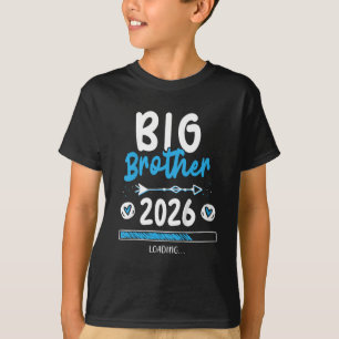 Kinderen Grote Broer 2026 Lade Baby Aankondiging T-shirt