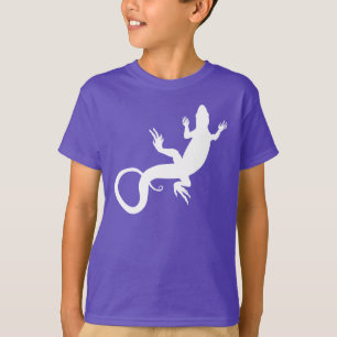 Kinderen hagedis sweatshirt reptiel kunst kids shi