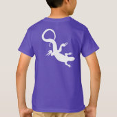 Kinderen hagedis sweatshirt reptiel kunst kids shi (Achterkant)