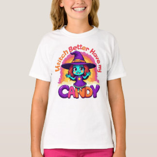 Kinderen Halloween grappig T-shirt