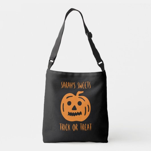 Kinderen Halloween trick or treat canvas tas (Achterkant)