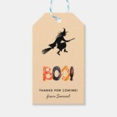 Kinderen Halloween Verjaardag - Little Witch Cadeaulabel (Voorkant)