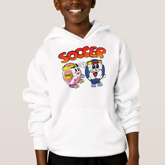 Kinderen Hanes ComfortBlend® Hoodie, wit (Voorkant)