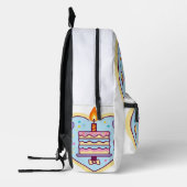 Kinderen Happy Birthday schooltas met taart Bedrukte Rugzak (Links)