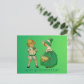  kinderen Happy St. Patrick's Day Briefkaart (Staand voorkant)