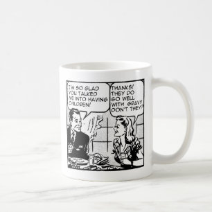 Kinderen Hebben Funny Retro Mok Humor