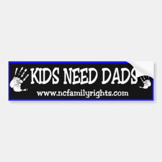 Kinderen hebben vaders nodig bumpersticker