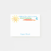 Kinderen helpen om schoolpsychologie na afloop van post-it® notes (Voorkant)