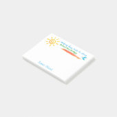 Kinderen helpen om schoolpsychologie na afloop van post-it® notes (Schuin)