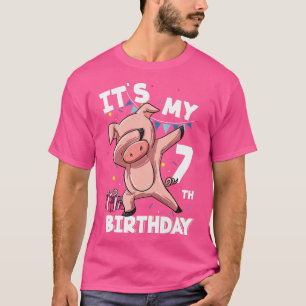 Kinderen Het is mijn 7e verjaardag 7 Jaar Oude Var T-shirt