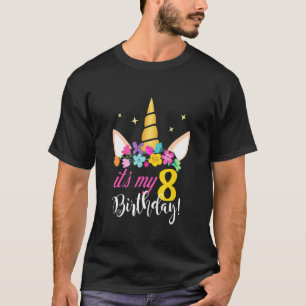 Kinderen Het is mijn 8e verjaardag 8 jaar oude Uni T-shirt