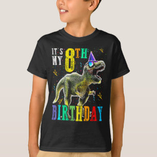 Kinderen Het is mijn 8e verjaardag Happy 8 jaar di T-shirt