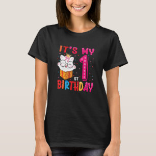 Kinderen het is mijn eerste verjaardag voor de 1 j t-shirt