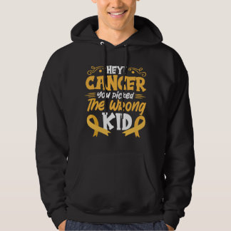 Kinderen Hey Kanker Je Hebt De Verkeerde Kid Uitge Hoodie