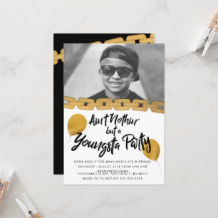 Kinderen Hip Hop Verjaardagsfoto Kaart