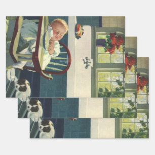 kinderen, hoeszetkamer keuken voor Baby Inpakpapier Vel