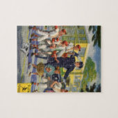  kinderen, honkbalspelers die de grenswacht overst legpuzzel (Horizontaal)