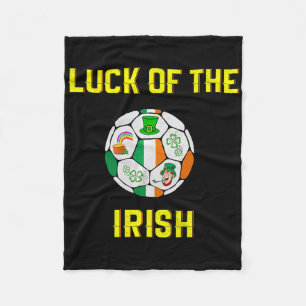 Kinderen Ierse Vlag Ierland Voetbal Byll Art Fleece Deken