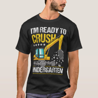 Kinderen IK BEN Klaar Om Kleuterschoolconstructie T-shirt
