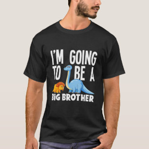 Kinderen, ik word een grote broer Dinosaur T-shirt