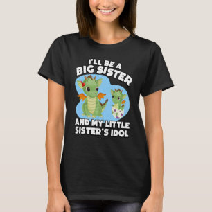 Kinderen ik word een grote zuster en mijn kleine z t-shirt