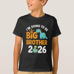Kinderen Ik word grote broer 2026 T-shirt
