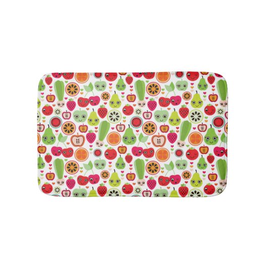 kinderen illustratieappel badmat (Voorkant)